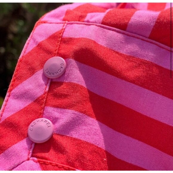 Cacharel Shirt Stripe Red Pink - Picture 2 of 9